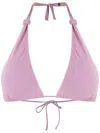 Clube Bossa Rings Bikini Top In Purple