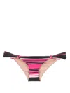 Clube Bossa Rings Striped Bikini Bottoms In Multicolour