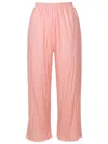 Clube Bossa Sam Cotton Cropped Trousers In Pink