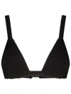 Clube Bossa Stretch-design Bikini Top In Black