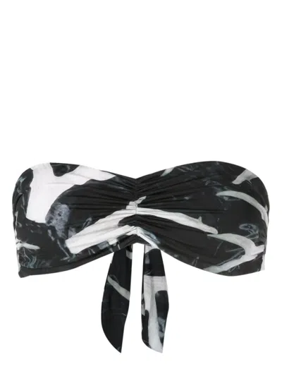 Clube Bossa Venet Bandeau Bikini Top In Black