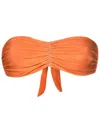 Clube Bossa Venet Strapless Bikini Top In Orange