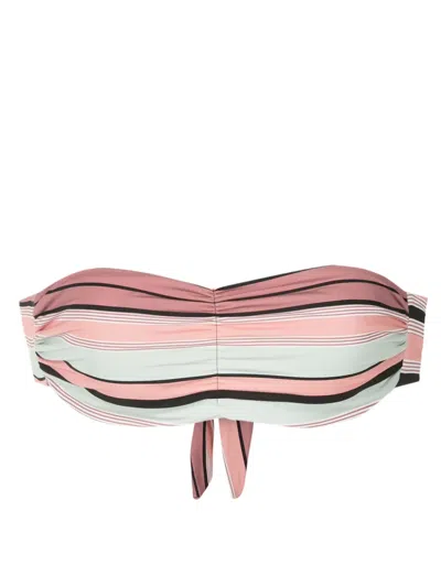 Clube Bossa Venet Striped Bikini Top In Multicolour