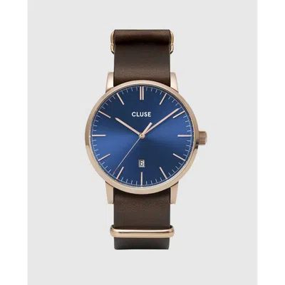 Cluse Leather Women's Watch In Brown