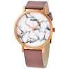 Cluse Multicolor Leather Watch In Multi