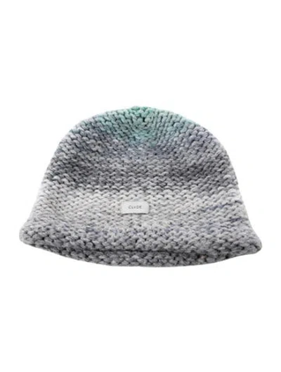 Pre-owned Clyde Grey, Multicolored Wool  Beanie Hat In Gray