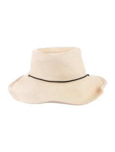 Pre-owned Clyde Neutral Straw Hat