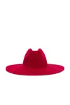 Clyde Star Hat In Vermillion
