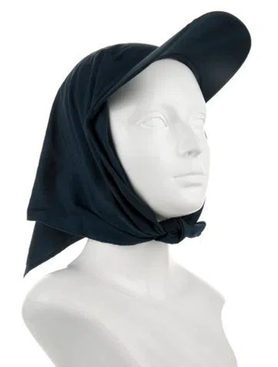 Pre-owned Clyde Sun Protection Cap In Blue