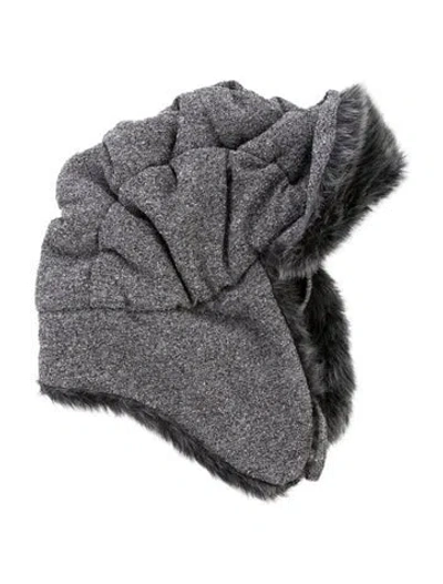 Pre-owned Clyde Winter Hat In Gray