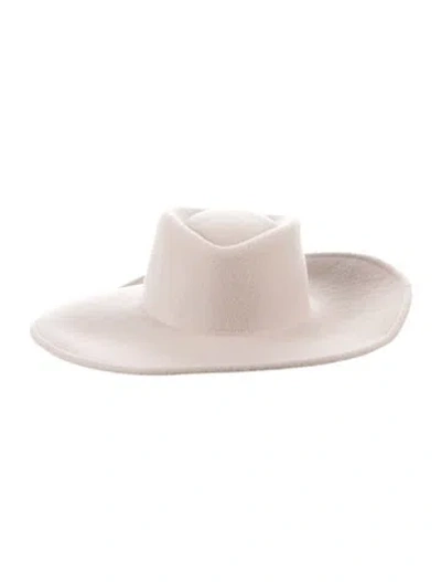 Pre-owned Clyde Women's Felt Sun Hat In Neutrals