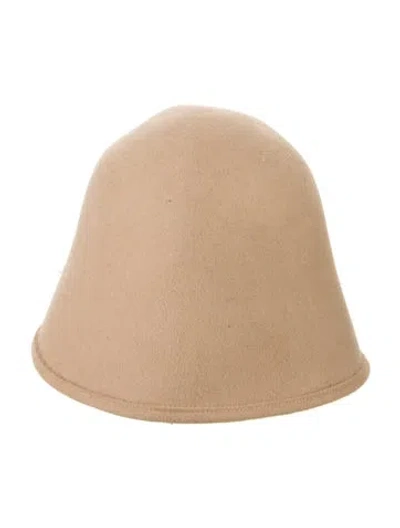 Pre-owned Clyde Wool Felt Hat In Neutral