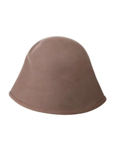 Pre-owned Clyde Wool Felt Hat In Purple
