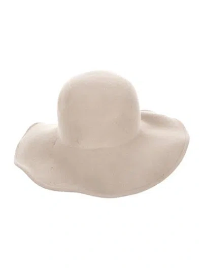 Pre-owned Clyde Wool Hat In Neutral