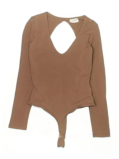Pre-owned Clyque Bodysuit In Brown