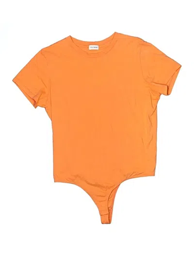 Pre-owned Clyque Bodysuit In Orange