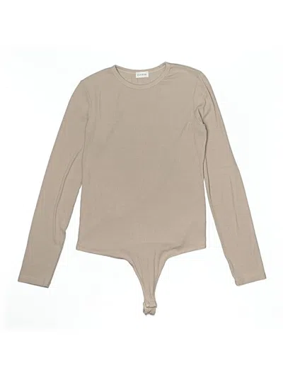 Pre-owned Clyque Bodysuit In Tan