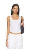 Clyque Page Tank In White