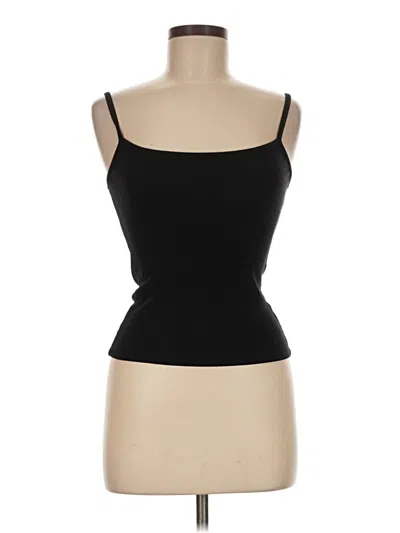 Pre-owned Clyque Tank Top Black Strapless Neckline Tops