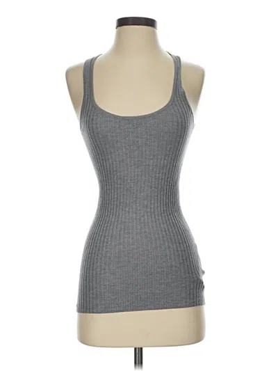 Clyque Tank Top Gray Scoop Neck Tops