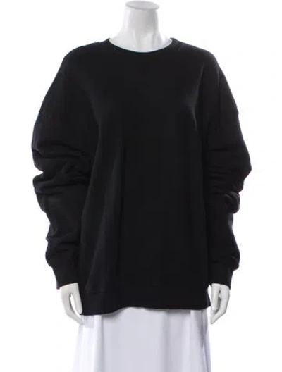 Pre-owned Clyque The Label Crew Neck Long Sleeve Sweatshirt In Black
