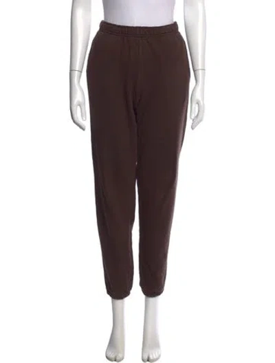 Pre-owned Clyque The Label Straight Leg Pants In Brown