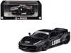 Cm Models Lb Works 488 "lbwk" Matt Black 1/64 Diecast Model Car By Cm Model In Black