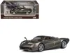 Cm Models Pagani Huayra Codalunga Metal Gray Metallic With Sunroof And Extra Wheels 1/64 Diecast Model Car By  In Gray