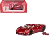 Cm Models Pagani Utopia Red Metallic With Red Carbon Top 1/64 Diecast Model Car By Cm Model In Red