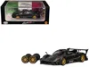 Cm Models Pagani Zonda Revolucion Black Carbon With Extra Wheels 1/64 Diecast Model Car By Cm Model In Black