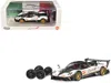 Cm Models Pagani Zonda Revolucion White And Carbon With Extra Wheels 1/64 Diecast Model Car By Cm Model In Multi