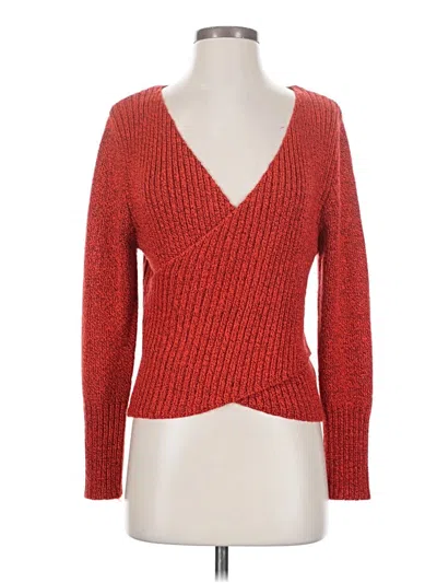Pre-owned C/meo Collective Cardigan Sweater In Red