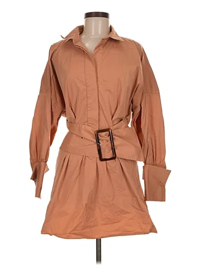 Pre-owned C/meo Collective Casual Dress In Brown