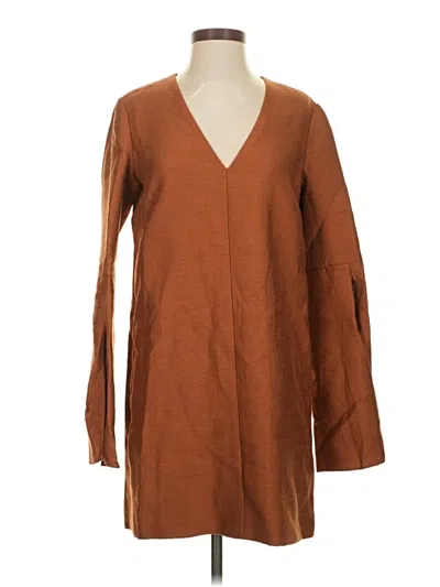 Pre-owned C/meo Collective Casual Dress In Brown