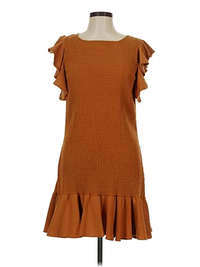 Pre-owned C/meo Collective Casual Dress In Orange