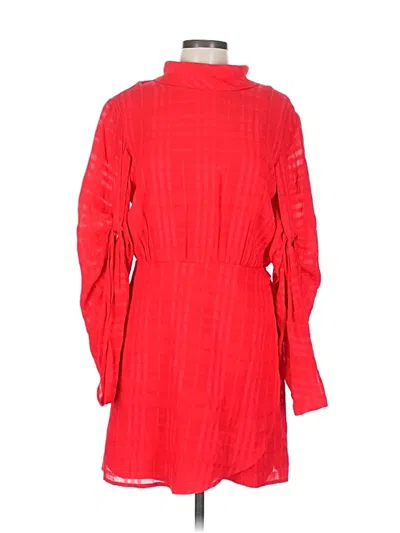 Pre-owned C/meo Collective Casual Dress In Red