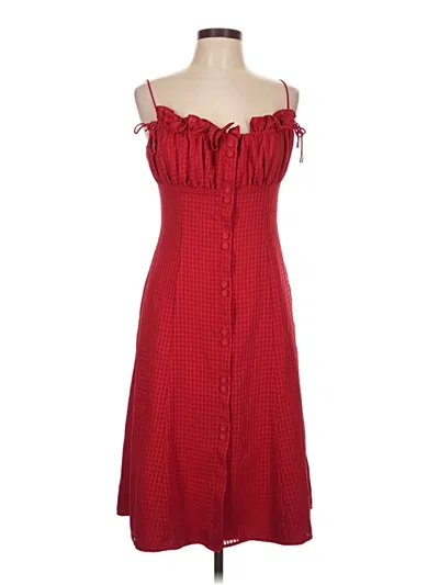 Pre-owned C/meo Collective Casual Dress In Red