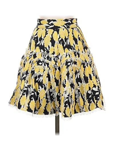 Pre-owned C/meo Collective Casual Skirt In Yellow