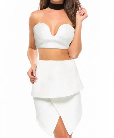 C/meo Collective Clarity Skirt In White