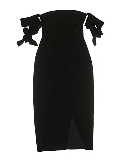 Pre-owned C/meo Collective Cocktail Dress In Black