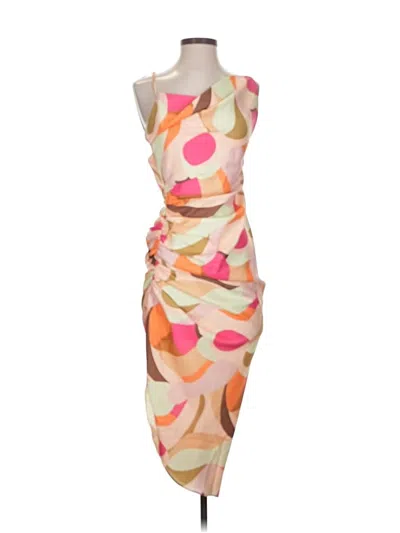 Pre-owned C/meo Collective Cocktail Dress In Orange