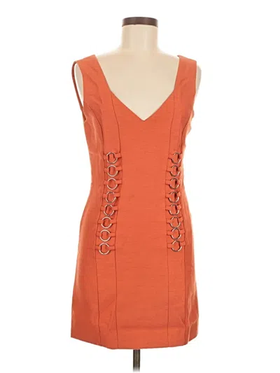 Pre-owned C/meo Collective Cocktail Dress In Orange