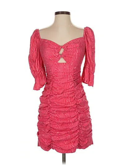 Pre-owned C/meo Collective Cocktail Dress In Pink