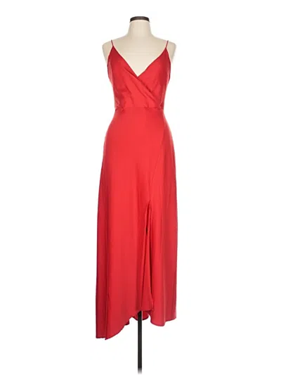 Pre-owned C/meo Collective Cocktail Dress In Red