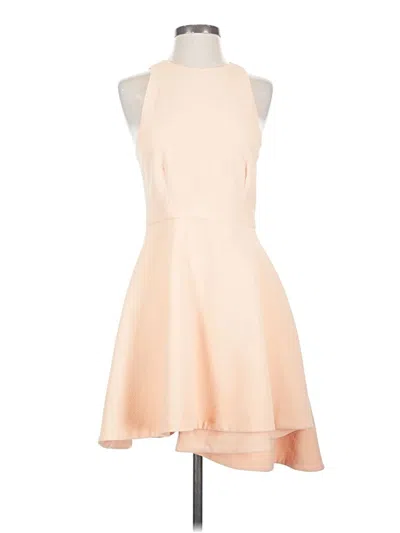 Pre-owned C/meo Collective Cocktail Dress In Tan