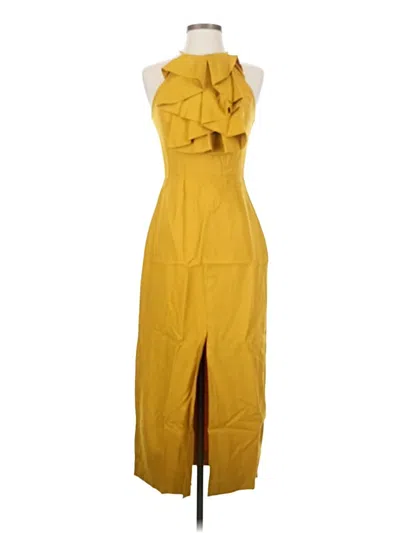 C/meo Collective Cocktail Dress In Yellow