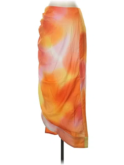 C/meo Collective Formal Skirt In Orange