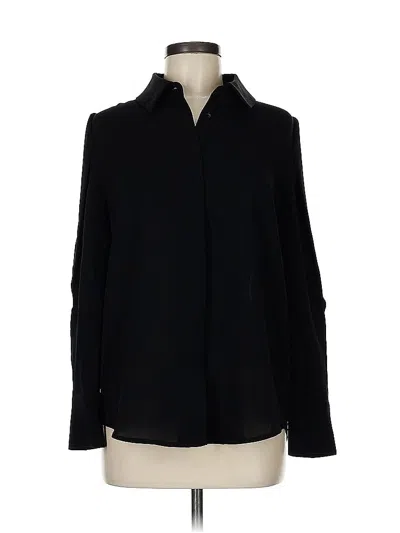 Pre-owned C/meo Collective Long Sleeve Blouse In Black
