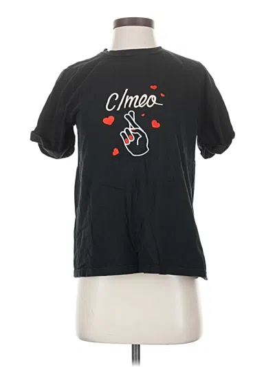 Pre-owned C/meo Collective Short Sleeve T-shirt In Black
