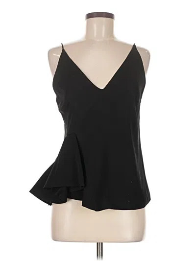 C/meo Collective Sleeveless Top Black Halter Neckline Tops